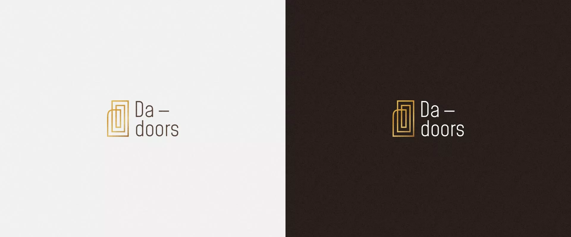 Разработка логотипа для компании «DA-DOORS» в Каргате