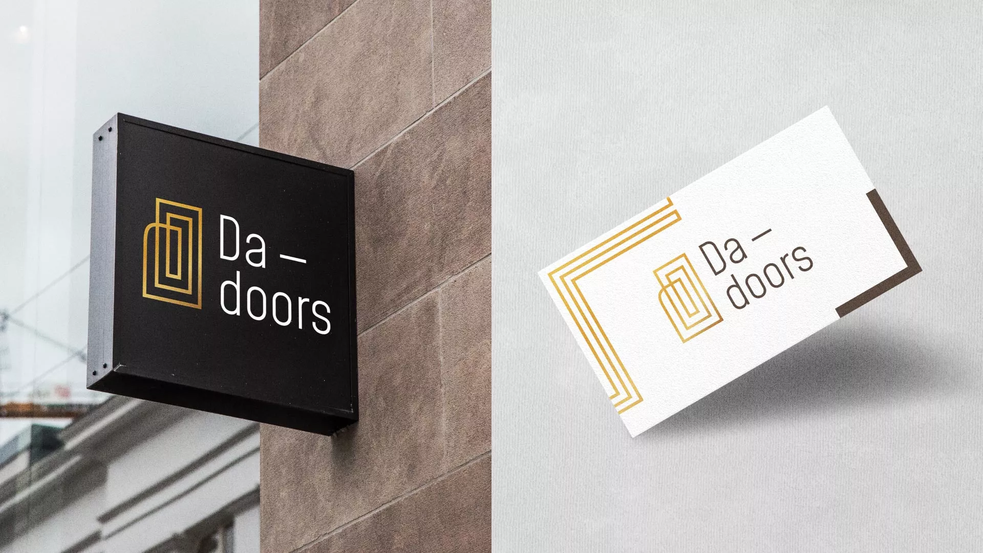 Разработка логотипа для компании «DA-DOORS» в Каргате